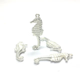 28X10MM Silver Seahorse Drop (36 pieces)