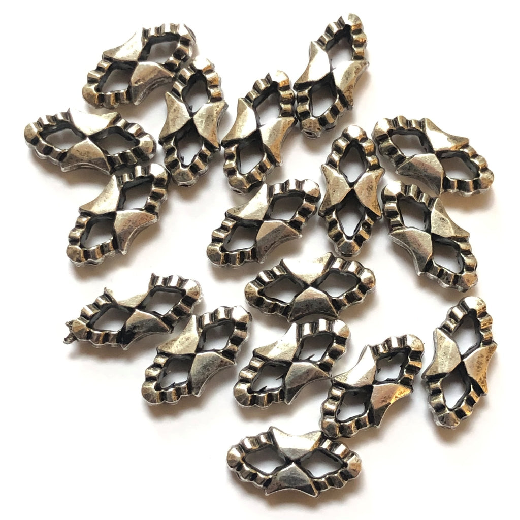 15X8MM Antique Silver Loop Bead (72 pieces)