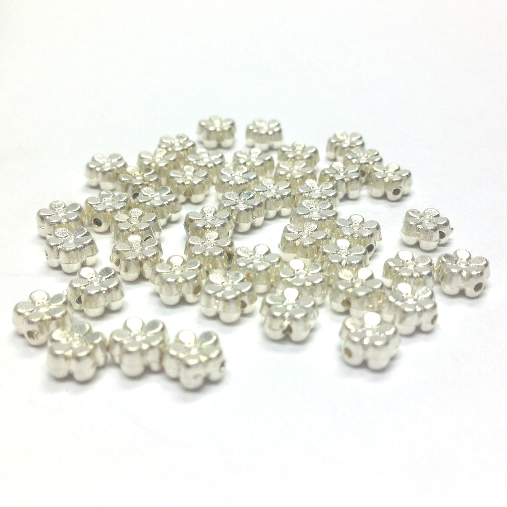 5MM Silver Flower Bead (144 pieces)
