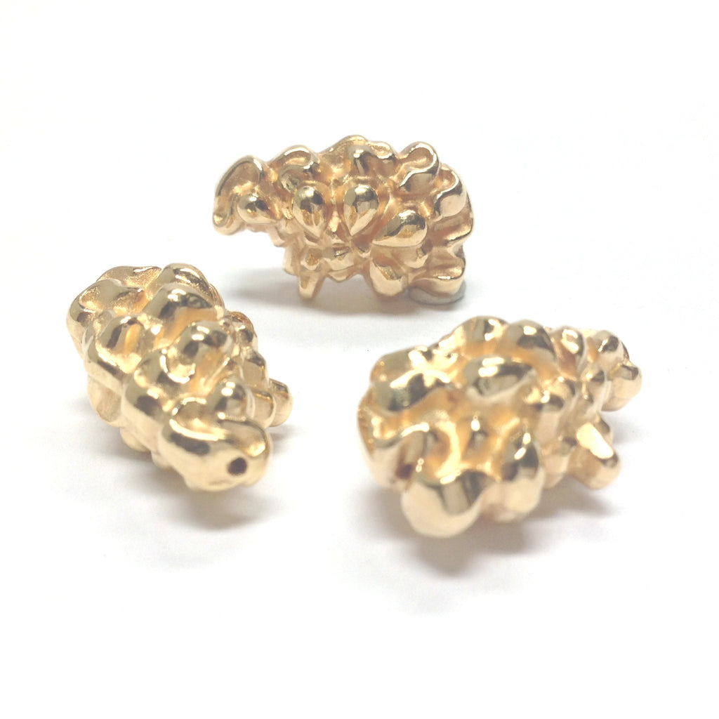 22X13MM Fancy Hamilton Gold Bead (24 pieces)