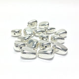 14MM Flat Silver Nugget Bead (36 pieces)
