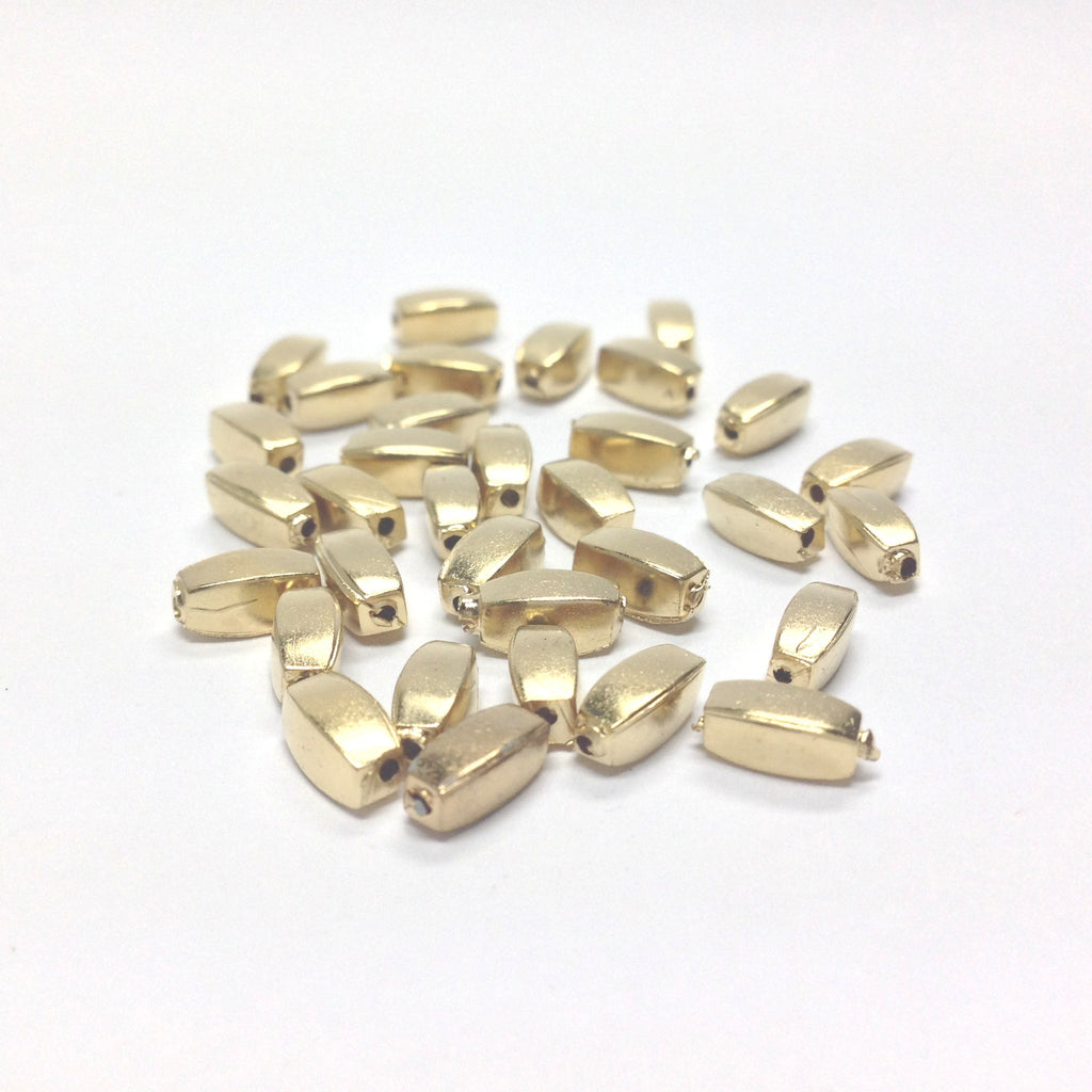 7X4MM Ham.Gold Oval Bead (144 pieces)