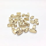 7X4MM Ham.Gold Oval Bead (144 pieces)