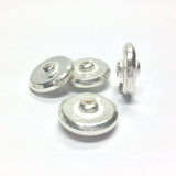 12MM Silver Rondel (72 pieces)