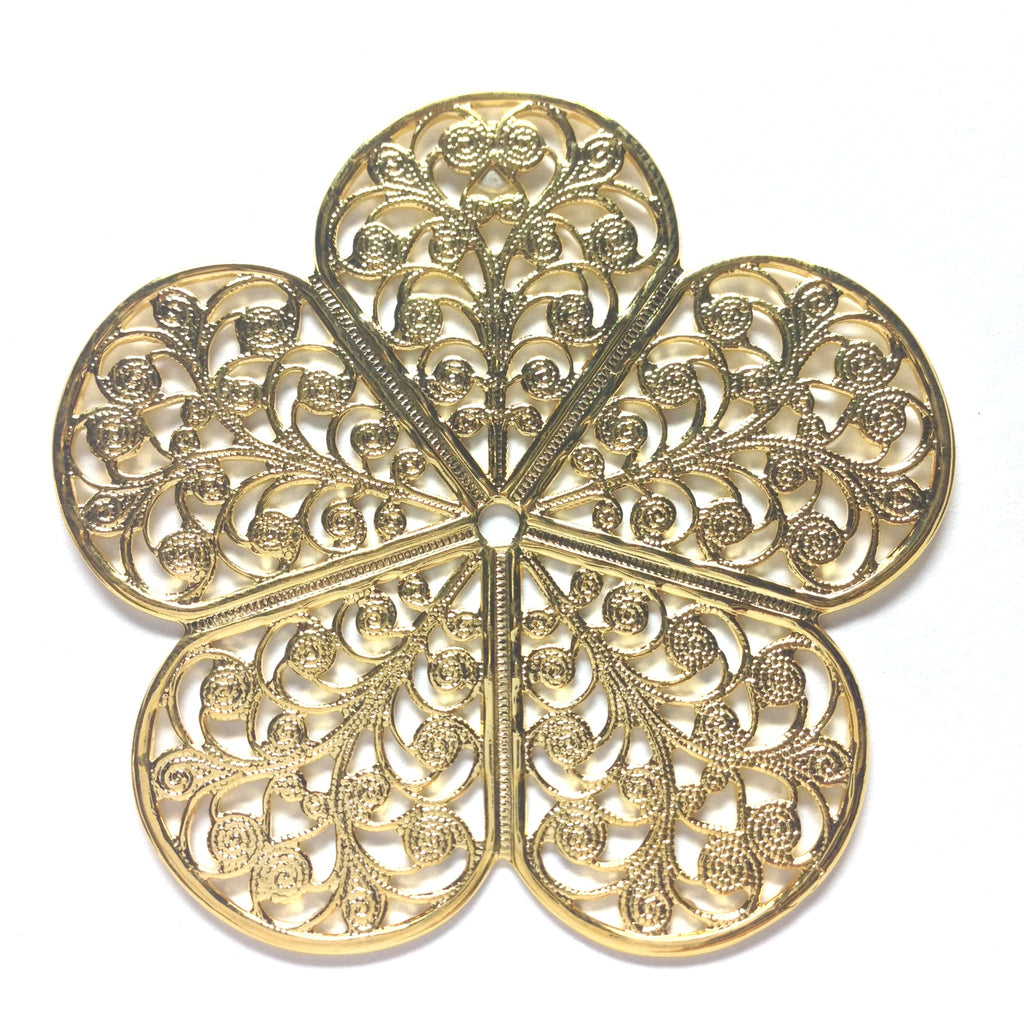 Filigree 52MM Flower Hamilton Gold (1 pieces)