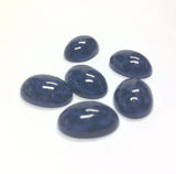 14X10MM Blue/Black Dappled Cab (36 pieces)