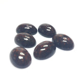 14X10MM Rust/Black Dappled Cab (36 pieces)