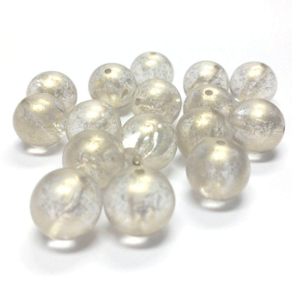 12MM Crystal "Gold Lace" Bead (72 pieces)