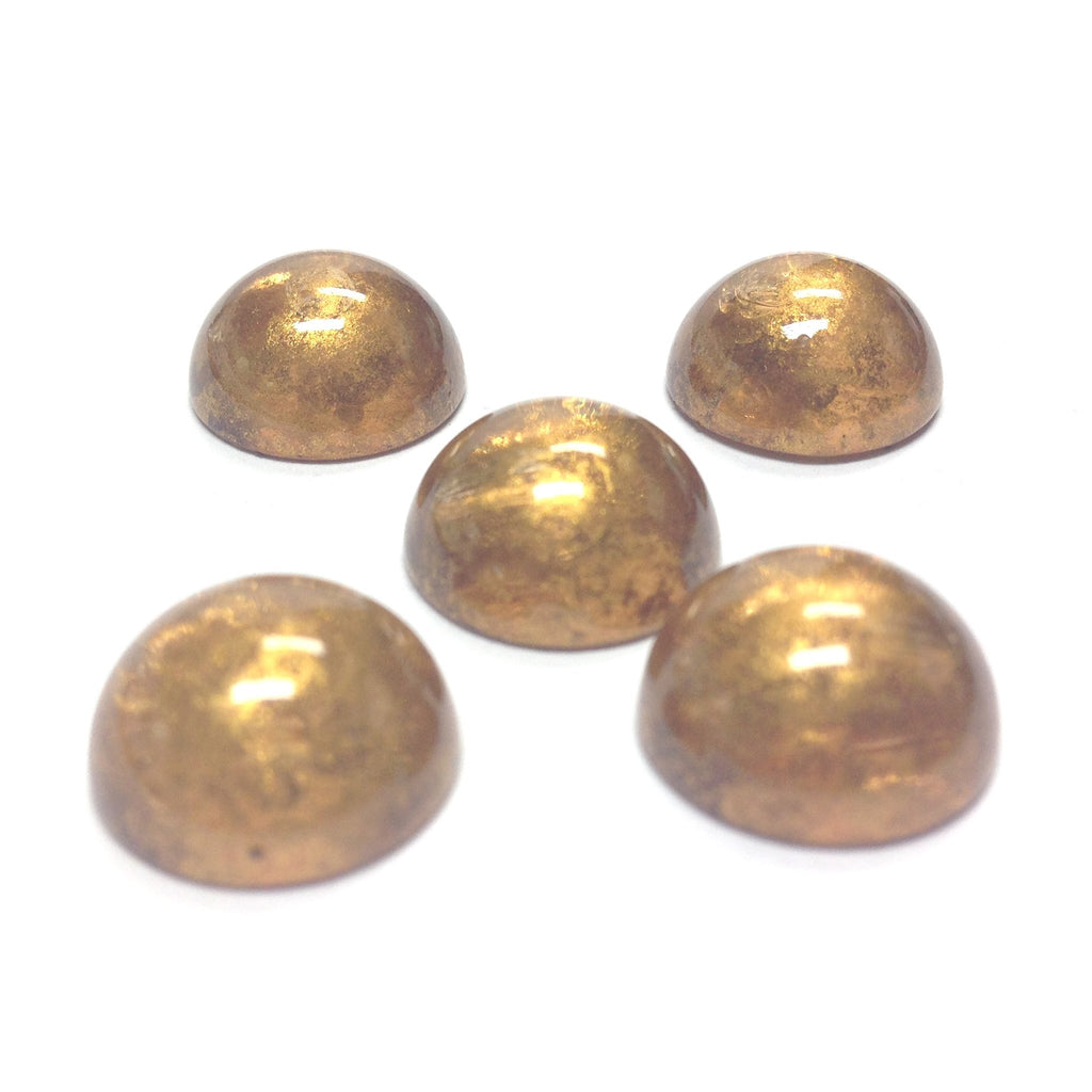 14MM Topaz "Gold Lace" Cab (36 pieces)