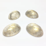 18X13MM Crystal "Gold Lace" Cab (24 pieces)