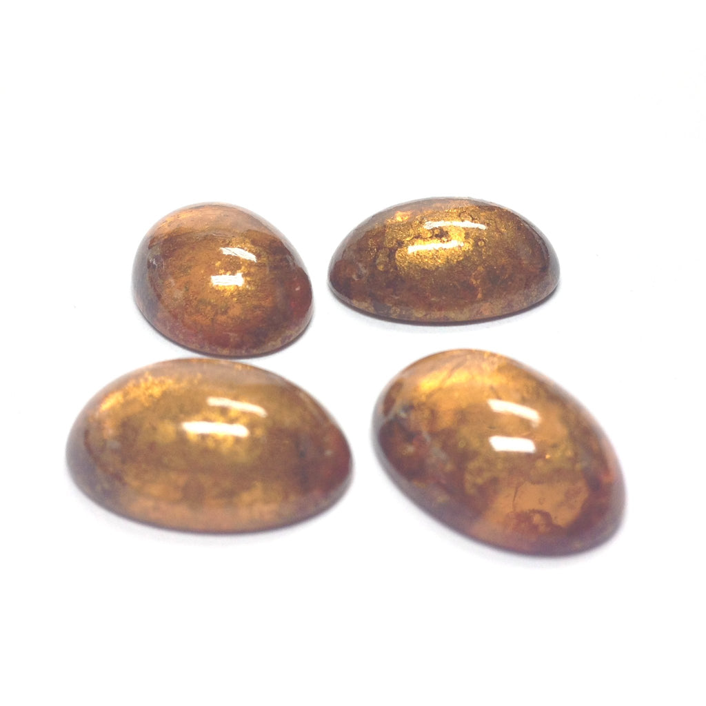 14X10MM Topaz "Gold Lace" Cab (36 pieces)