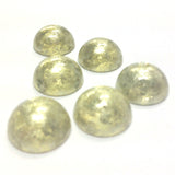 14MM Yellow "Silver Lace" Cab (36 pieces)