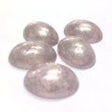 18X13MM Pink "Silver Lace" Cab (24 pieces)