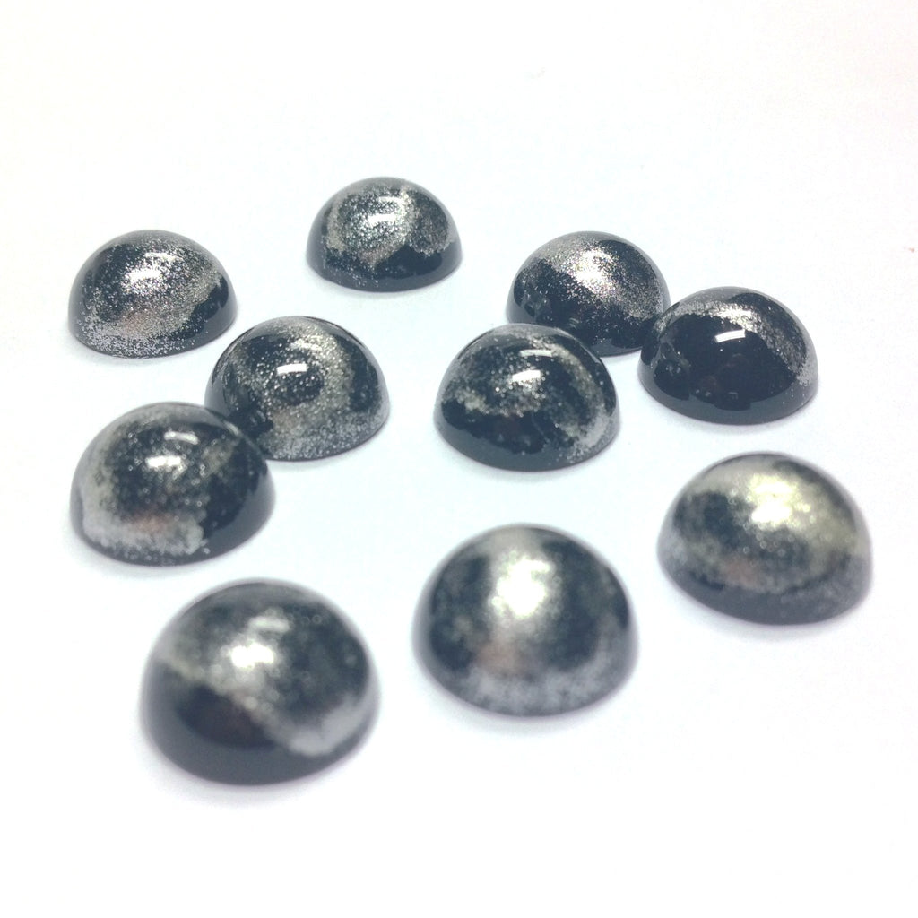 10MM Black/Silver "Striate" Cab (24 pieces)