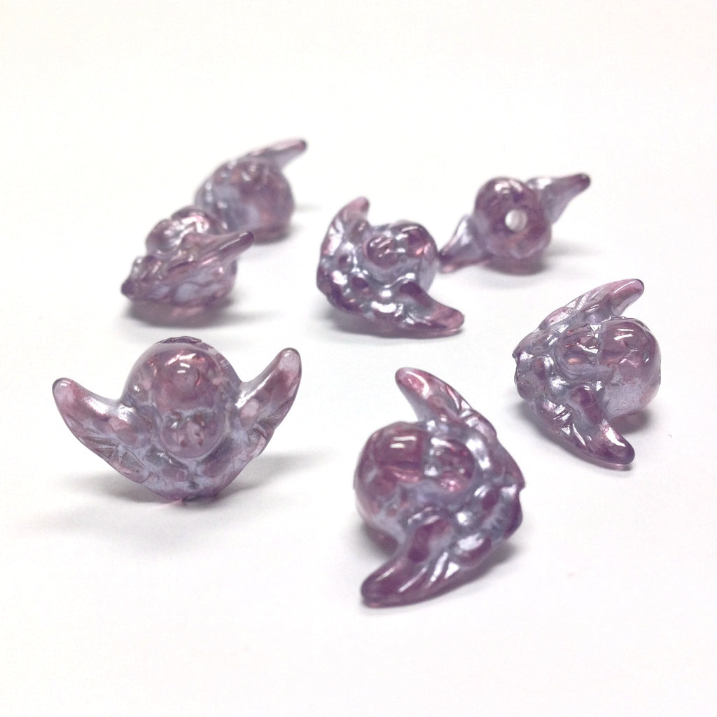 11X17MM Lilac"Halo" Angel Bead (24 pieces)