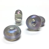 18X11MM Blue "Lumina" Rondel Beads (24 pieces)