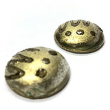 25MM Gold "Cadabra" Cab (2 pieces)