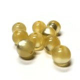 8MM Ivory "M.O.P." Bead (72 pieces)