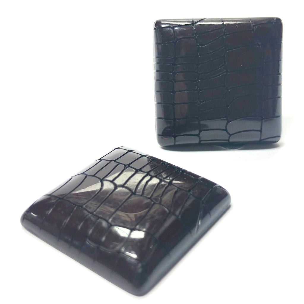 25MM Brown "Croc" Square Cab (6 pieces)