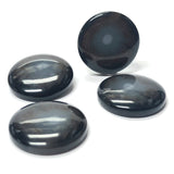 24MM Grey/Brown/Black Round Cab (12 pieces)