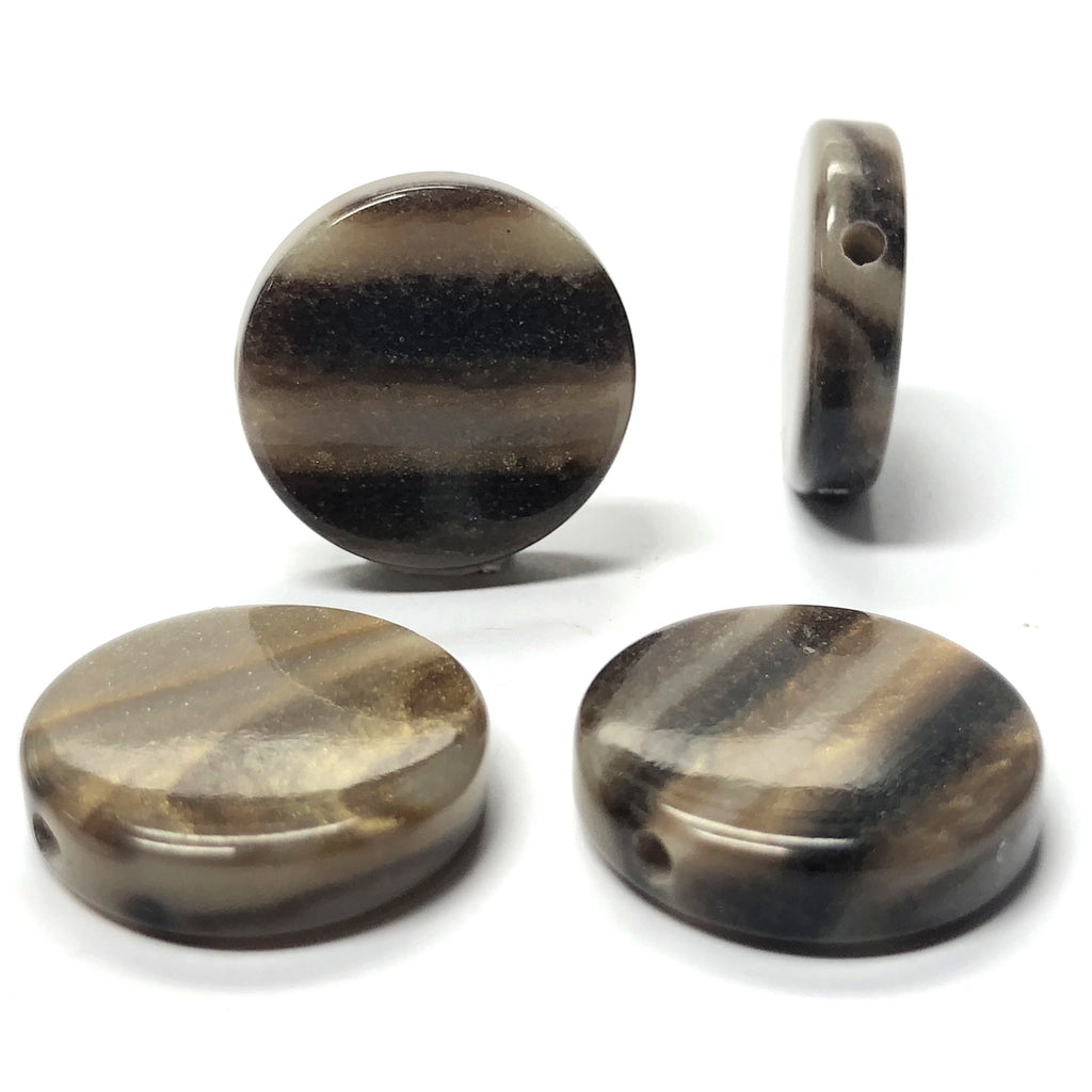 18MM "Saturn" Disc Bead (12 pieces)