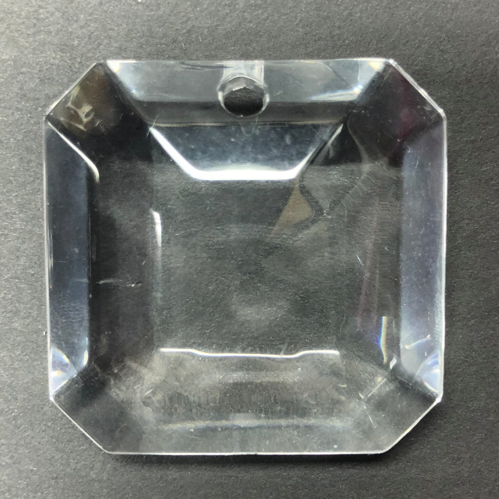 43X43MM Crystal Faceted Square Drop (1 piece)