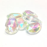 22X12MM Crystal A.B. Faceted Glass Drop (12 pieces)