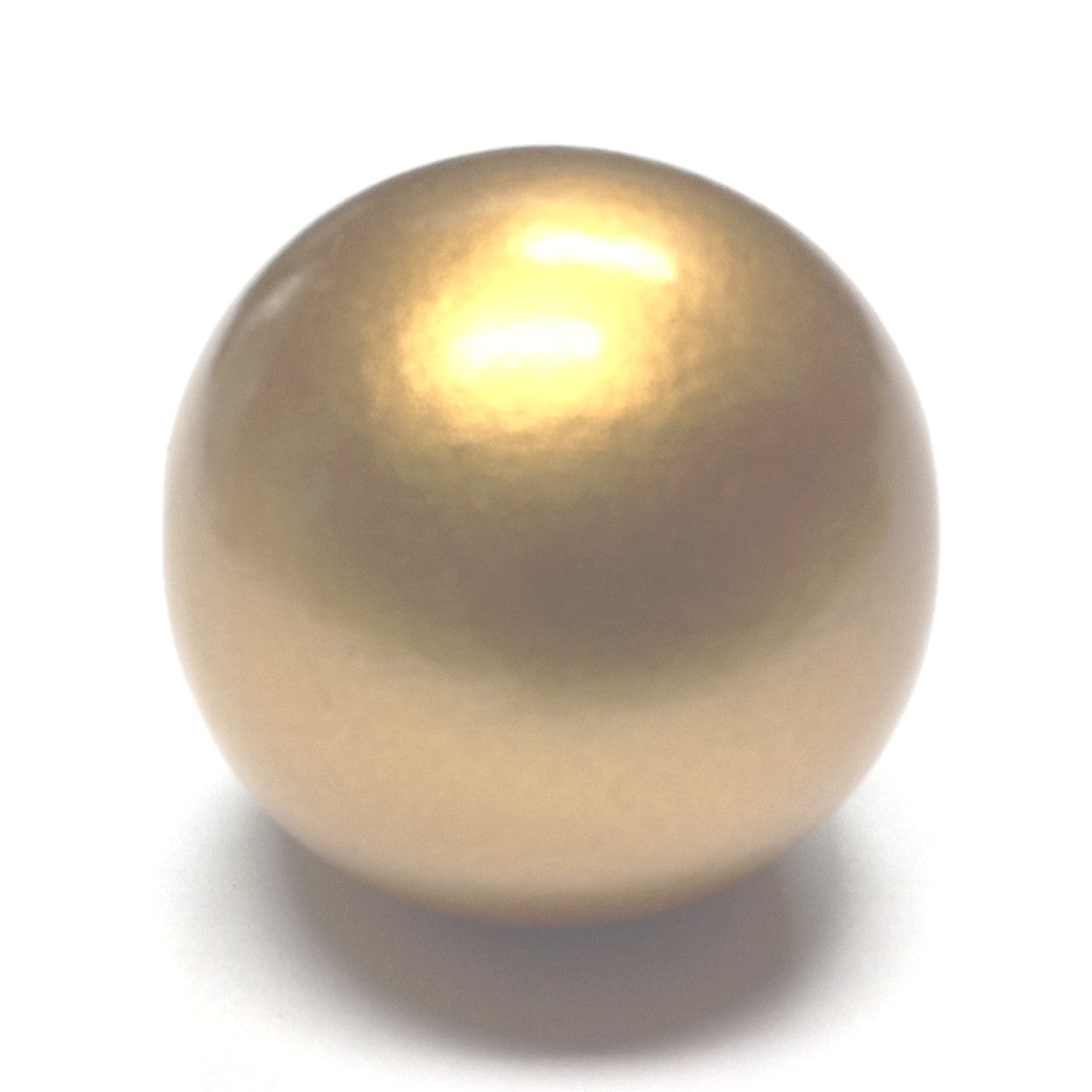 25MM Metallic Gold Wood Bead (12 pieces)