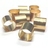 10MM Goldtone Brass Tube (36 pieces)