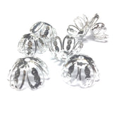 20X10MM Silvertone Filigree Cap (36 pieces)