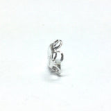 9X3MM Silvertone Filigree Cap (36 pieces)