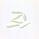 18X4.5MM White MOP Shell Fish Cab (72 pieces)