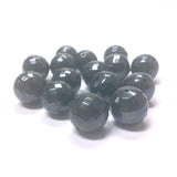 14MM Faceted Gunmetal Round Bead (50 Pcs) (50 pieces)